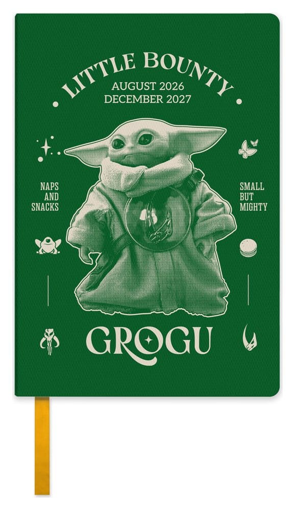 Star Wars: The Mandalorian y Grogu Agenda Académica 2026/2027 A6 *Edición Inglés* Frikytopia