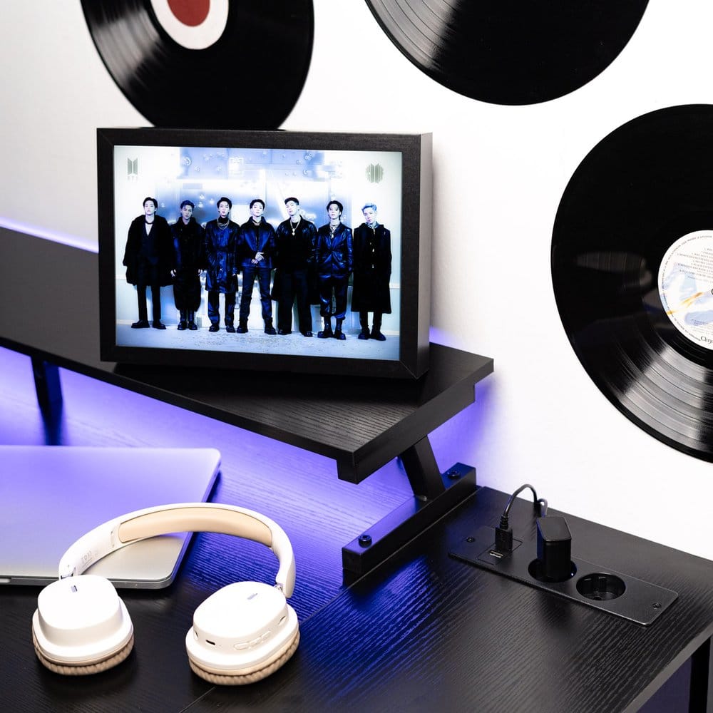 BTS Impresión LED Enmarcada