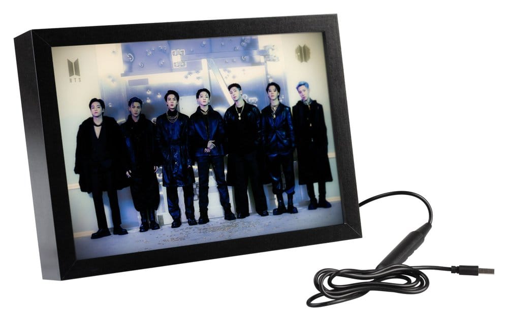 BTS Impresión LED Enmarcada