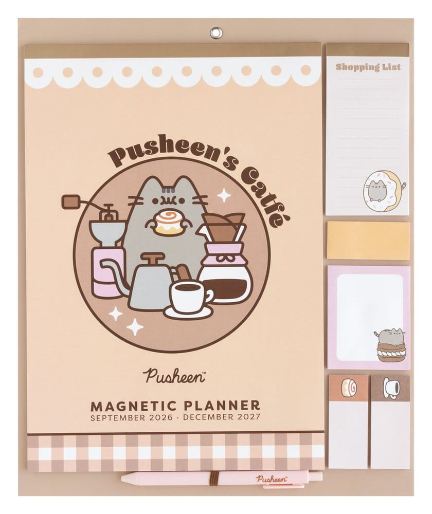 Pusheen Planificador Magnético 2026/27 30 x 35 cm Frikytopia