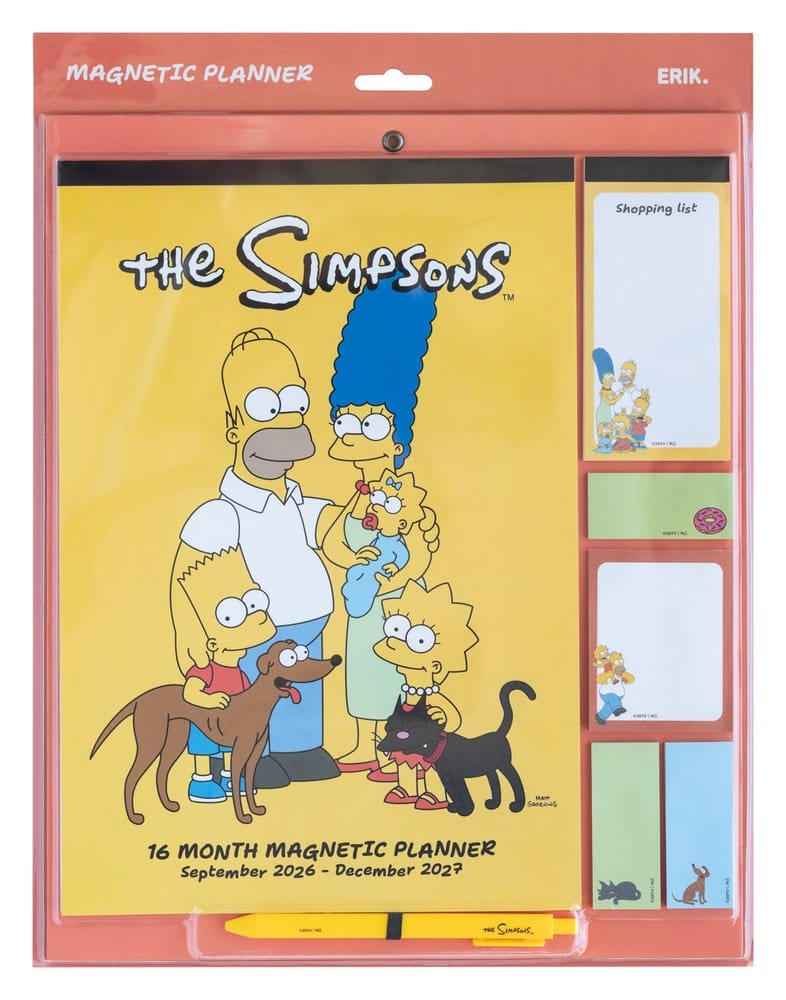 The Simpsons Planificador Magnético 2026/27 30 x 35 cm