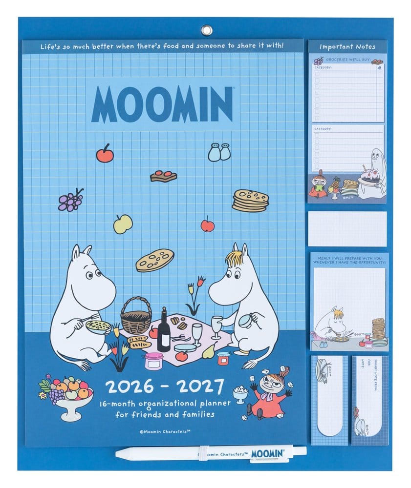Moomin Planificador Magnético 2026/27 30 x 35 cm Frikytopia