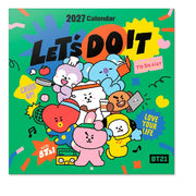 BT21 Calendario de pared 2027 30 x 30 cm