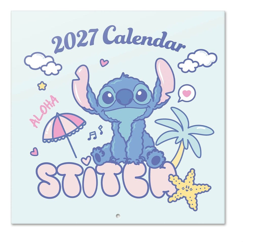 Disney Stitch Calendario de pared 2027 30 x 30 cm Frikytopia