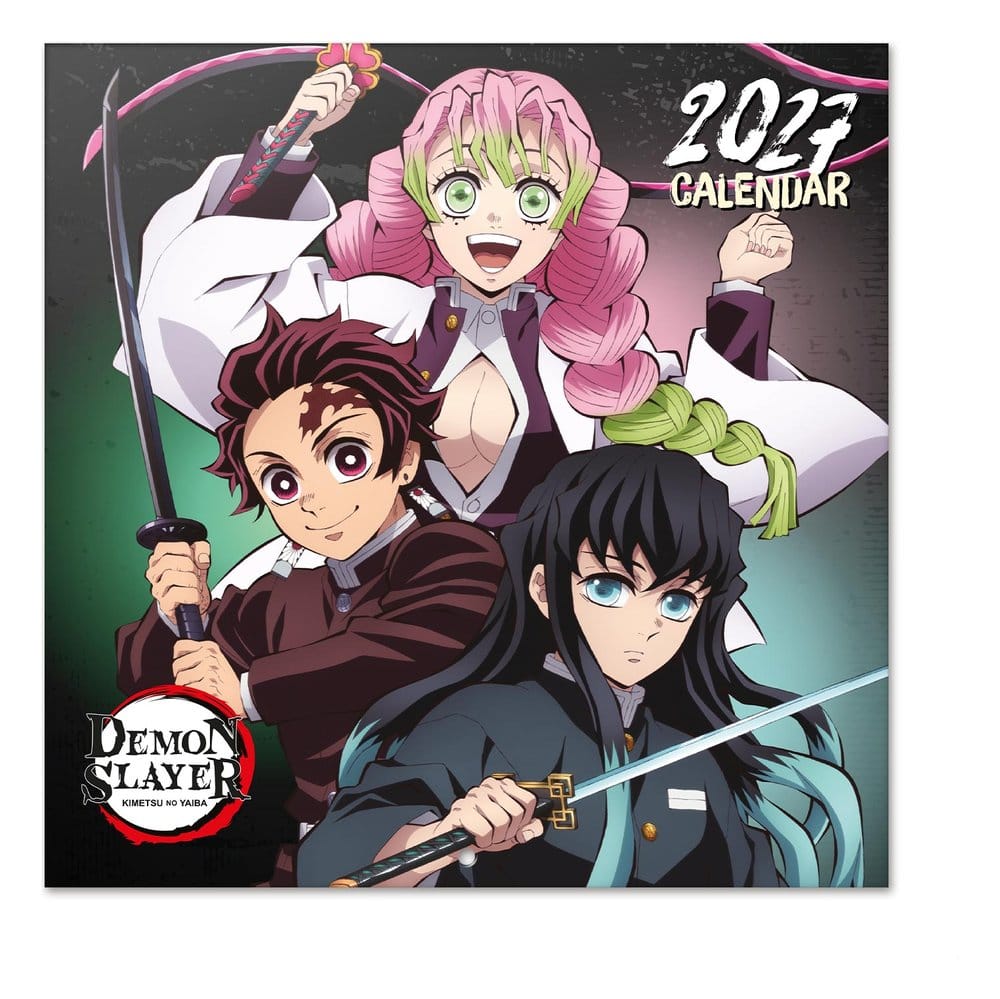 Demon Slayer Calendario de pared 2027 30 x 30 cm Frikytopia