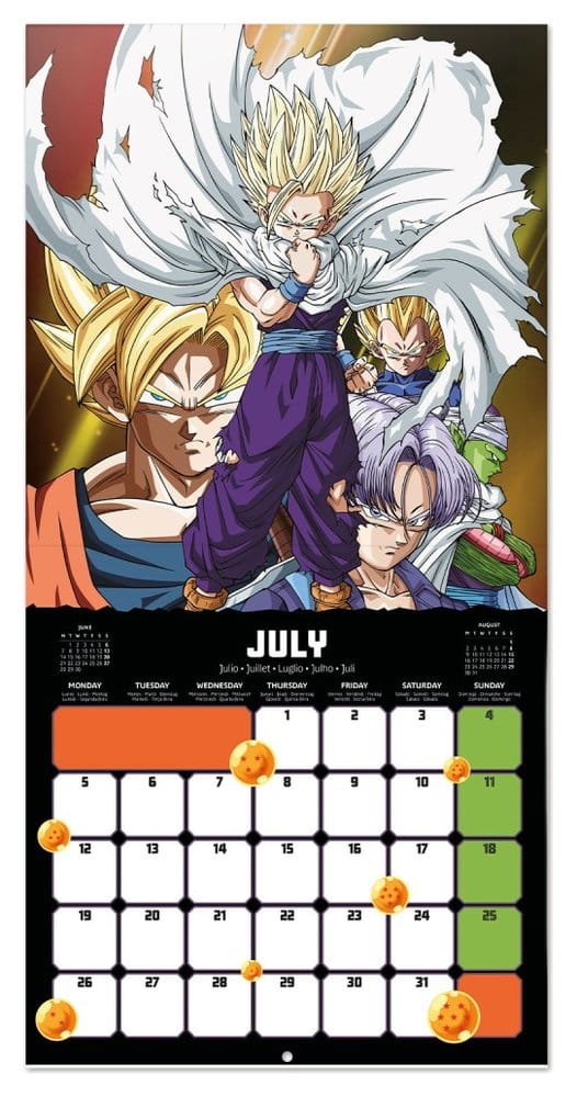 Dragon Ball Calendario de pared 2027 30 x 30 cm