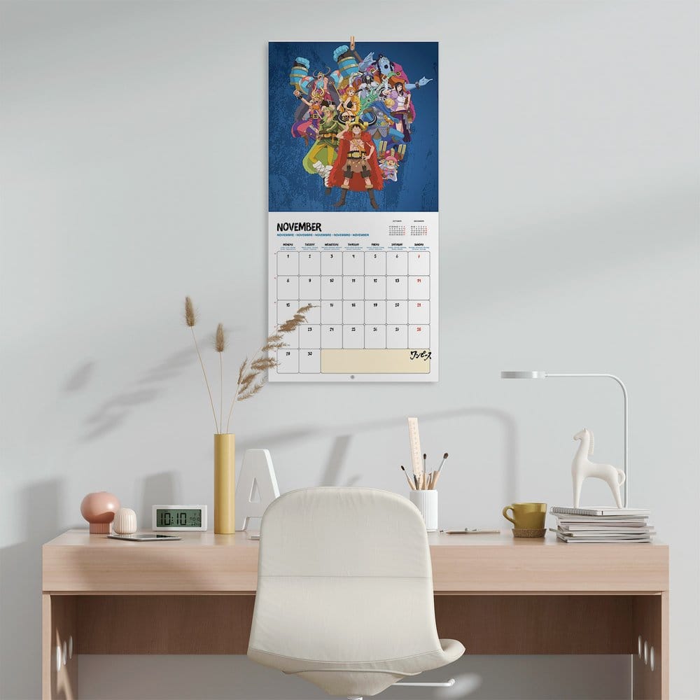One Piece Calendario de pared 2027 30 x 30 cm