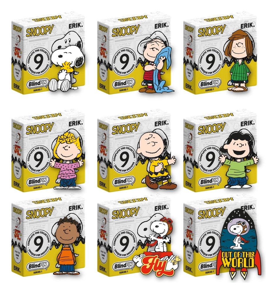 Peanuts Chapas Serie 1 Display (24)
