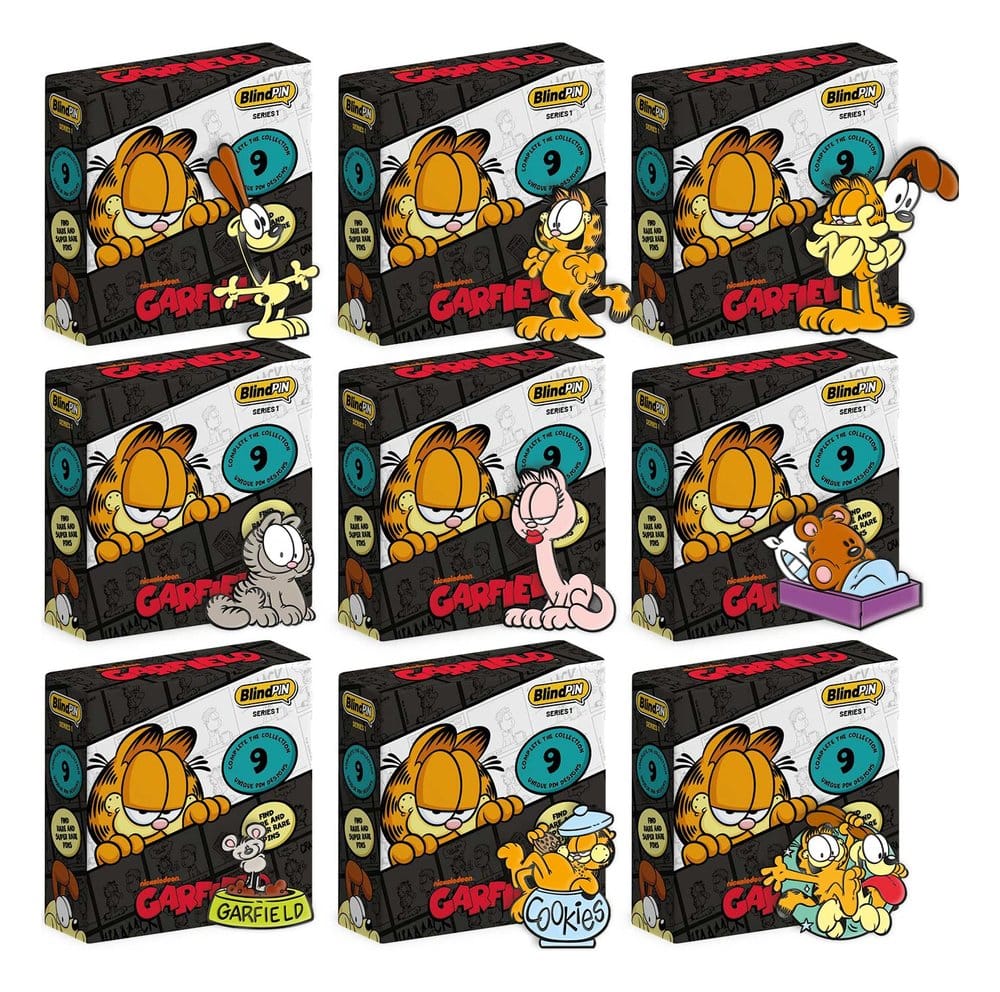 Garfield Chapas Serie 1 Display (24)