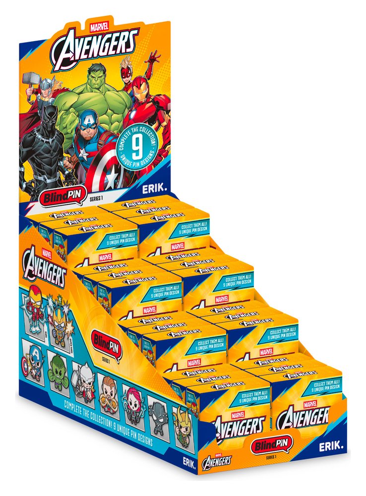 Marvel The Avengers Chapas Serie 1 Display (24)