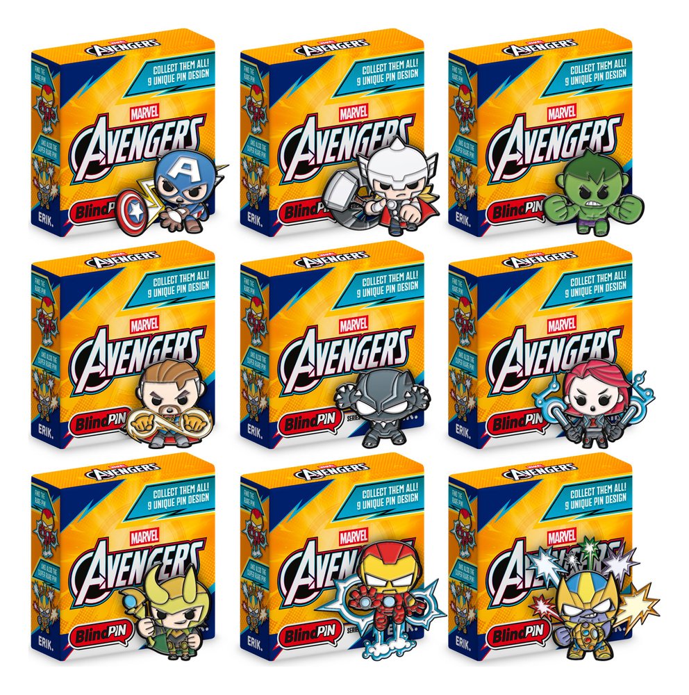 Marvel The Avengers Chapas Serie 1 Display (24)