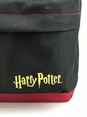 Harry Potter Mochila Gryffindor Black Burgundy