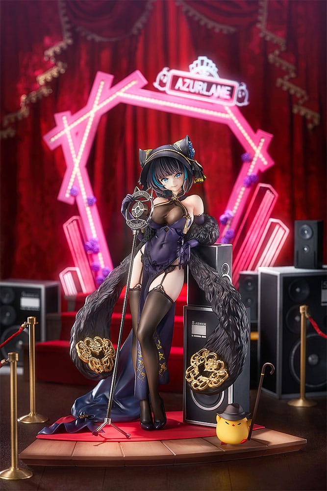 Azur Lane Estatua 1/7 Cheshire: Cait Sith Crooner Ver. 24 cm