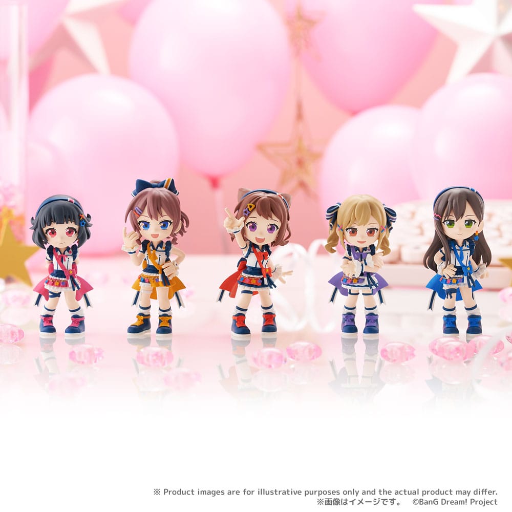 BanG Dream! Poppin'Party figuras PVC PalVerse 9 cm Surtido (6)