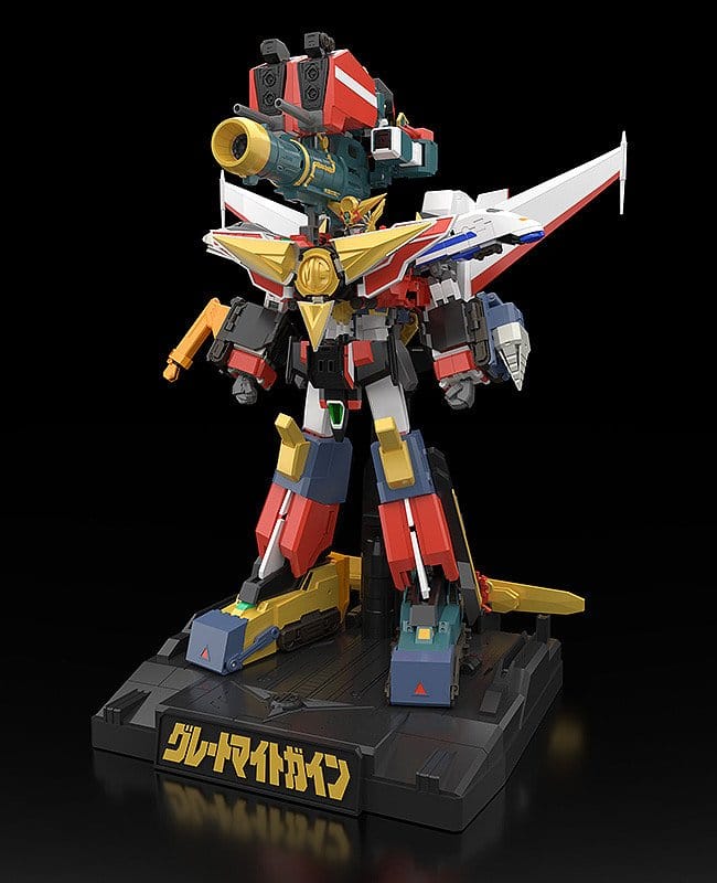 The Brave Express Might Gaine The Gattai Figura Might Gunner + Perfect Option Set 20 cm