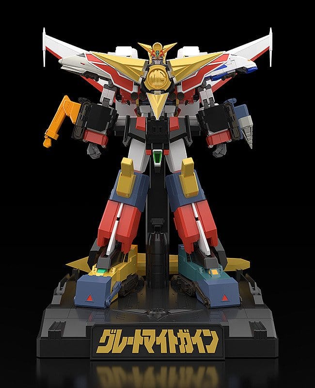 The Brave Express Might Gaine The Gattai Figura Might Gunner + Perfect Option Set 20 cm