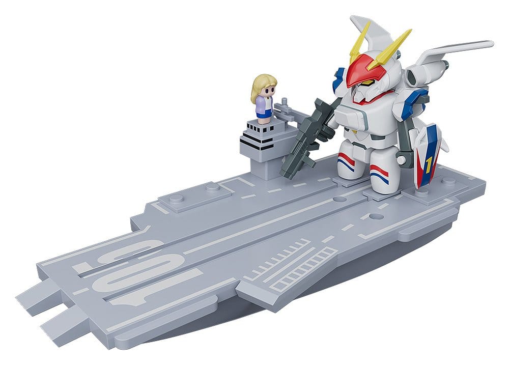 Metal Armor Dragonar Brickroid Figura Dragonar-1 (Opening Ver.) & Carrier Set 5 cm