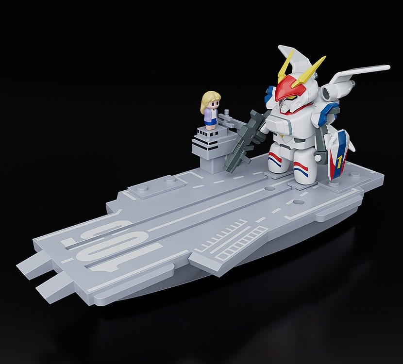 Metal Armor Dragonar Brickroid Figura Dragonar-1 (Opening Ver.) & Carrier Set 5 cm