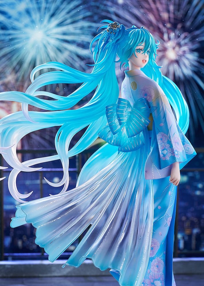 Character Vocal Series 01: Hatsune Miku Figura PVC 1/7 Music & Fire Works Ver. 23 cm