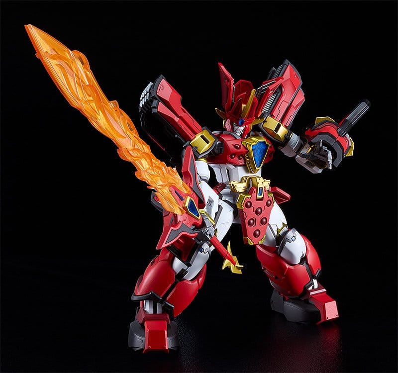 Mado King Granzort Maqueta Plastic Model Kit Moderoid King's Style Granzort Gold Edition 19 cm