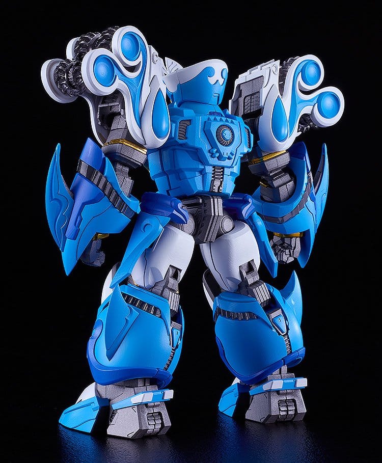 Mado King Granzort Maqueta Plastic Model Kit Moderoid King's Style Aquabeat Gold Edition 18 cm