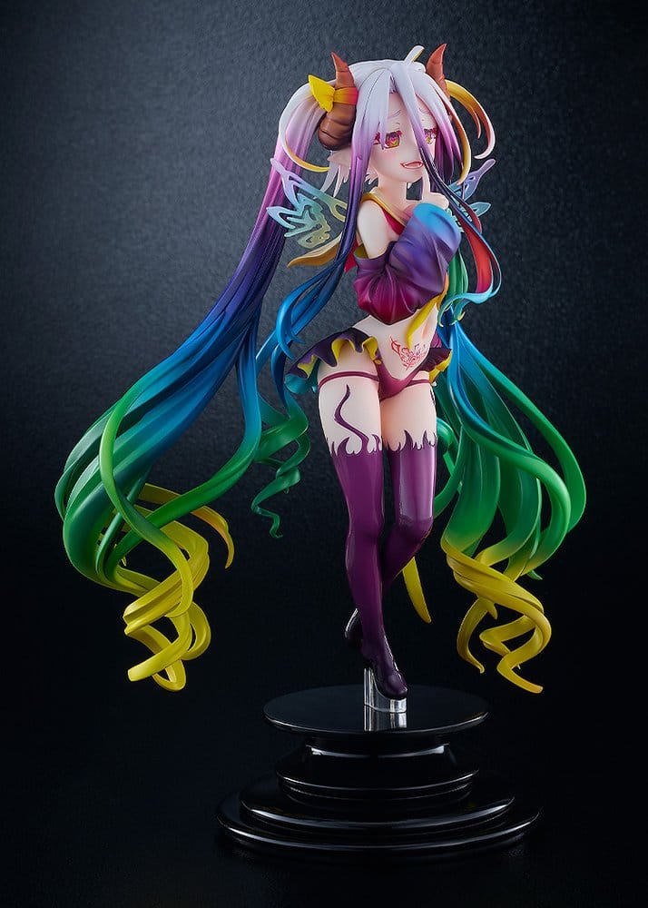 No Game No Life Figura PVC 1/7 Black Shiro 26 cm