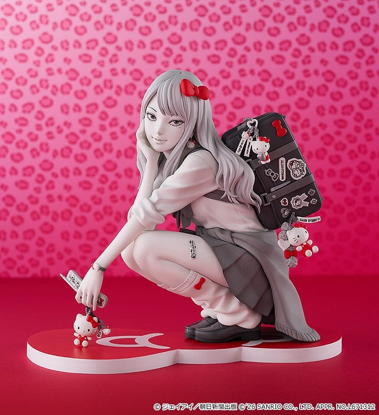 Junji Ito Figura PVC Gyaru Tomie x Hello Kitty 14 cm