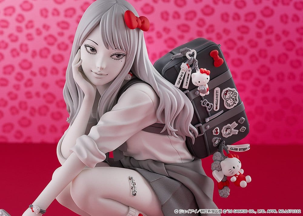 Junji Ito Figura PVC Gyaru Tomie x Hello Kitty 14 cm