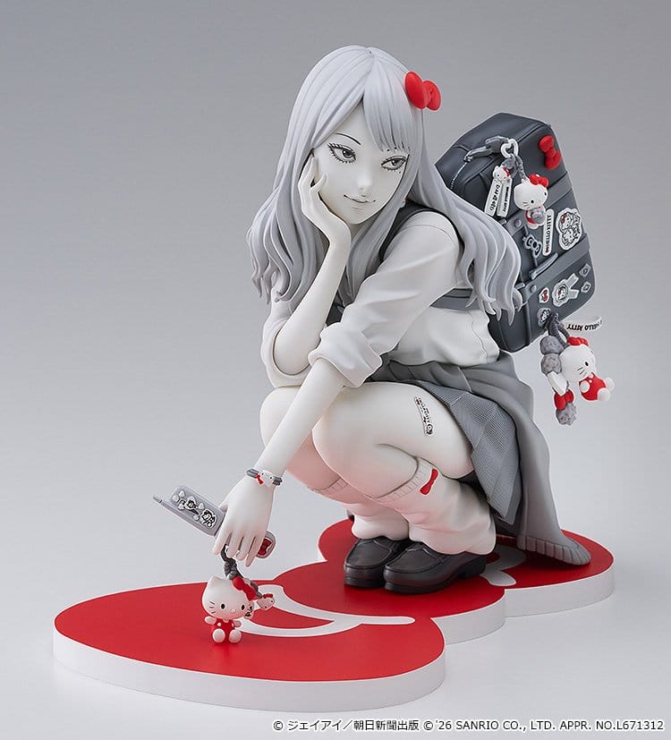 Junji Ito Figura PVC Gyaru Tomie x Hello Kitty 14 cm