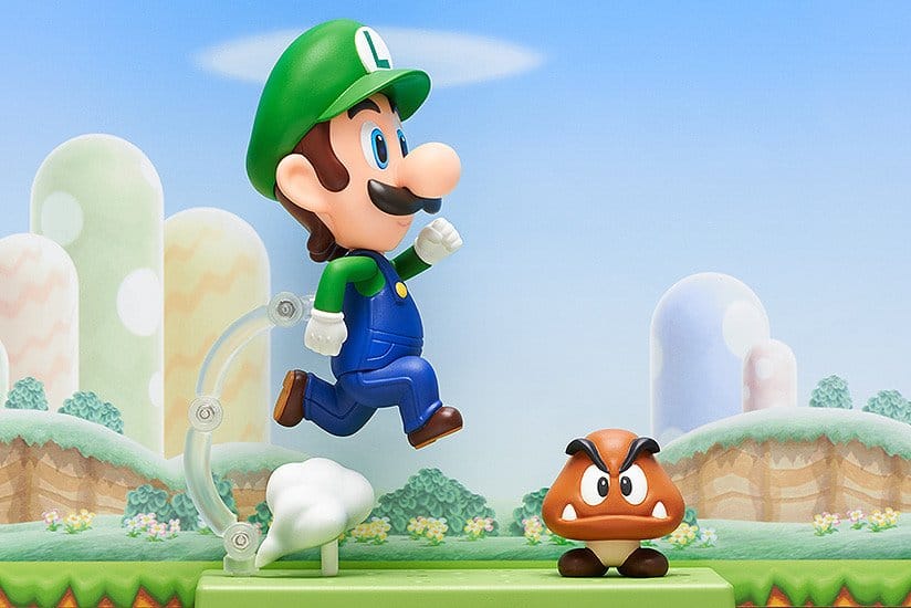 Super Mario Nendoroid Figura Luigi 10cm