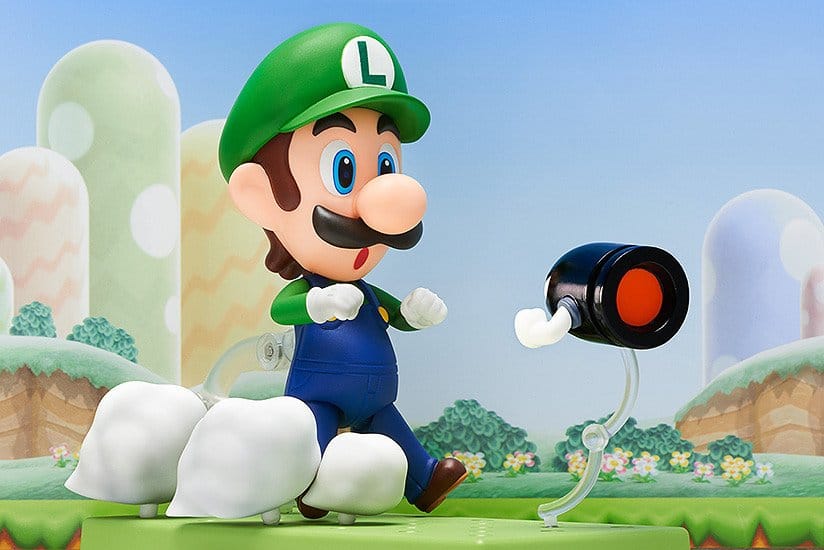 Super Mario Nendoroid Figura Luigi 10cm