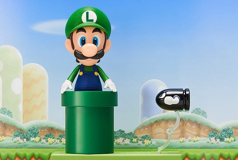 Super Mario Nendoroid Figura Luigi 10cm