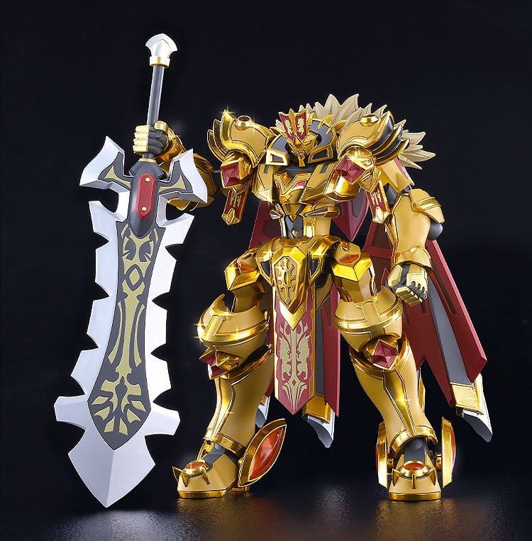Knight's & Magic Maqueta Plastic Model Kit Moderoid Goldleo: Royal Metallic Ver. 14 cm