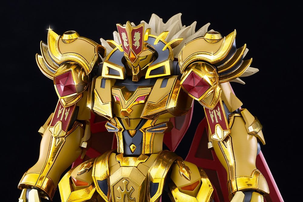 Knight's & Magic Maqueta Plastic Model Kit Moderoid Goldleo: Royal Metallic Ver. 14 cm