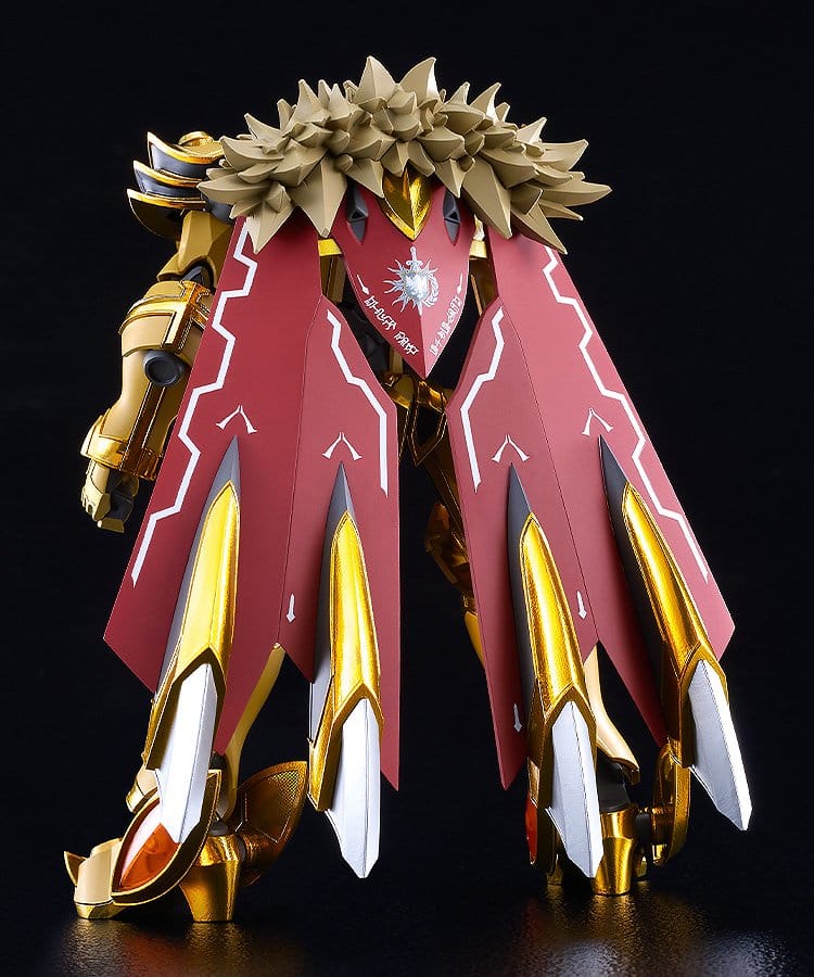 Knight's & Magic Maqueta Plastic Model Kit Moderoid Goldleo: Royal Metallic Ver. 14 cm