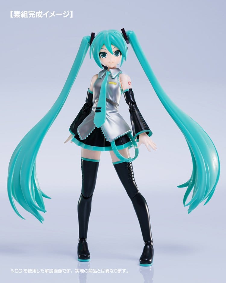 Character Vocal Series 01: Hatsune Miku Maqueta Plastic Model Kit Plamatea Hatsune Miku 15 cm