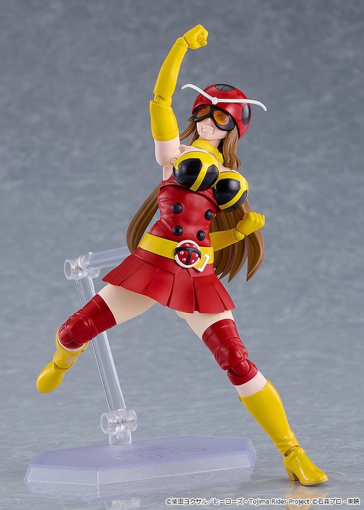 Tojima Wants to Be a Kamen Rider Figma Figura Yuriko Okada (Electro-Wave Human Tackle Ver.) 14 cm