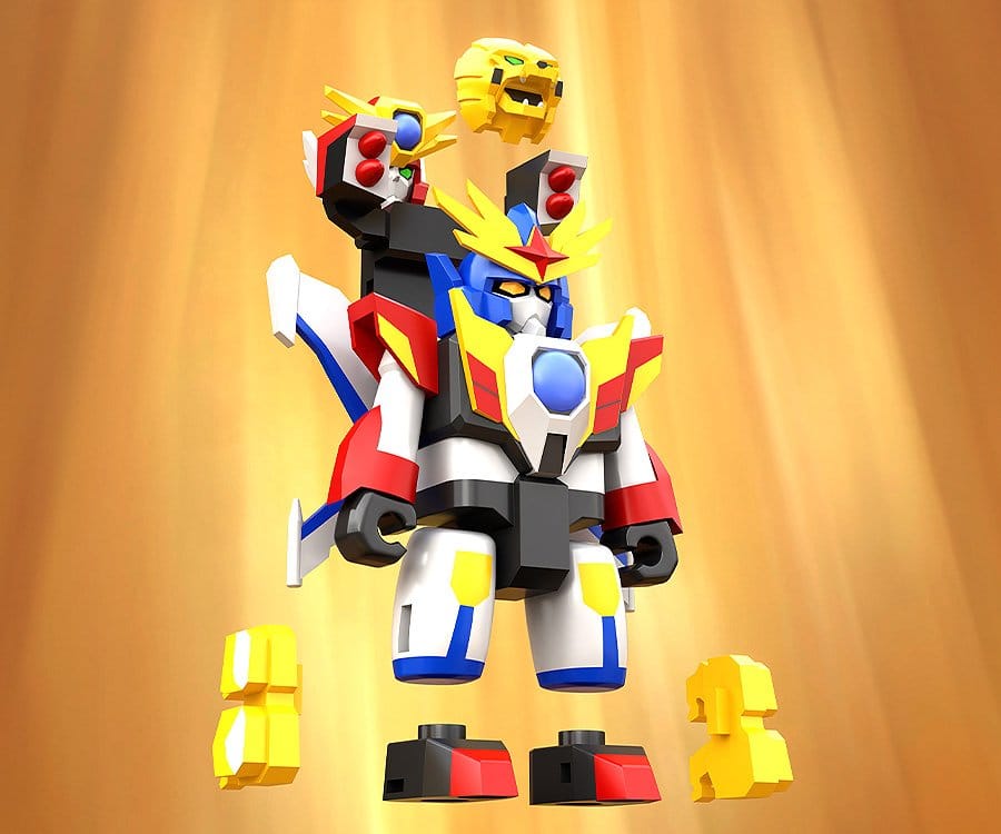 The Brave Fighter of Legend Da-Garn Brickroid Figura Da-Garn X 5 cm
