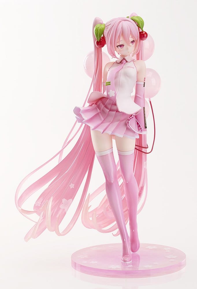Character Vocal Series 01: Hatsune Miku G.S. Collection [SC] Figura PVC 1/7 Sakura Miku: GSC Illustration Contest Ver. 26 cm