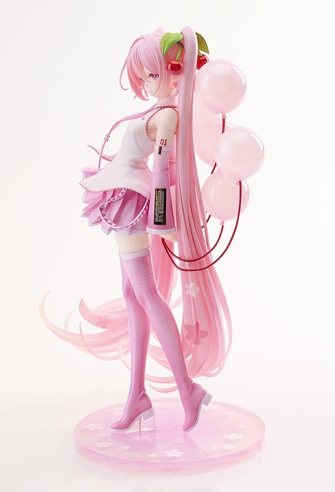 Character Vocal Series 01: Hatsune Miku G.S. Collection [SC] Figura PVC 1/7 Sakura Miku: GSC Illustration Contest Ver. 26 cm