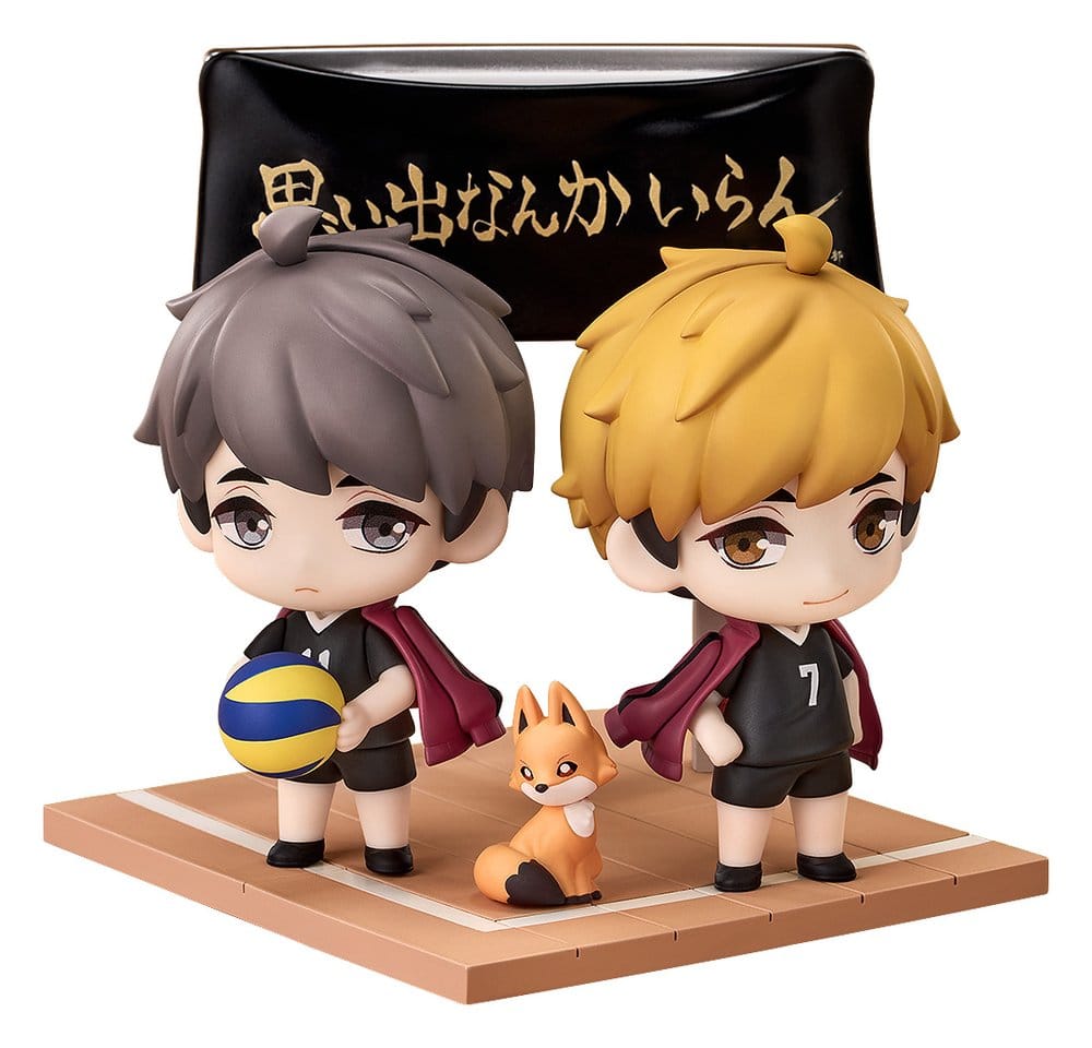 Haikyu!! Qset+ pack de 2 Figuras Mini Atsumu Miya & Osamu Miya 8 cm Frikytopia