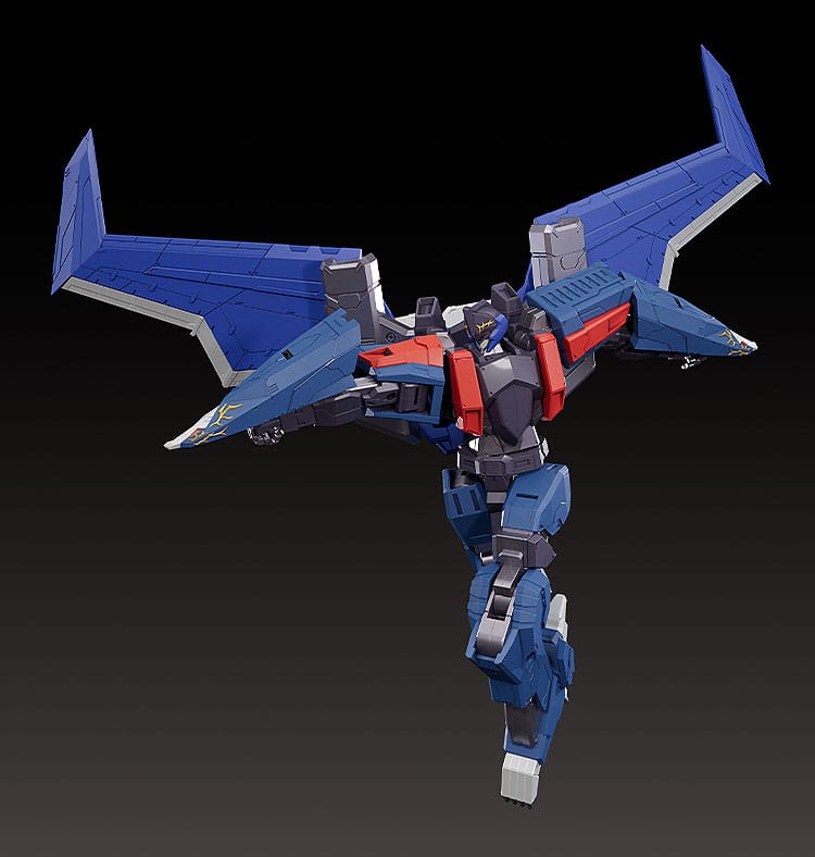 Dancouga - Super Beast Machine God Maqueta Diecast / PVC Figura The Gattai Black Wing 20 cm