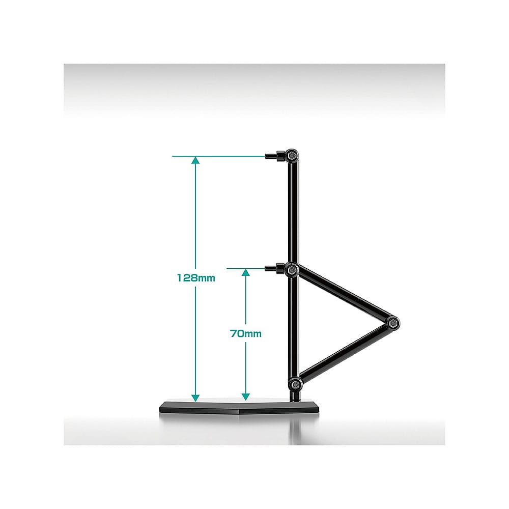 The Simple Stand Mini Nendoroid More Pack de 3 Caballetes para Mini Figuras Black Hex Type