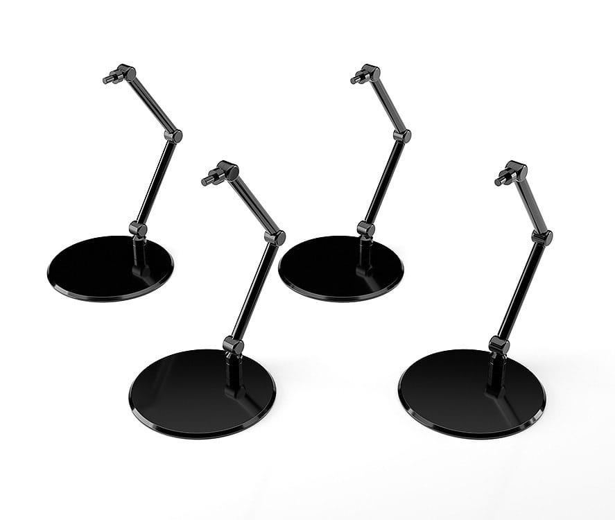 The Simple Stand Mini Nendoroid More Pack de 4 Caballetes para Mini Figuras mini Black