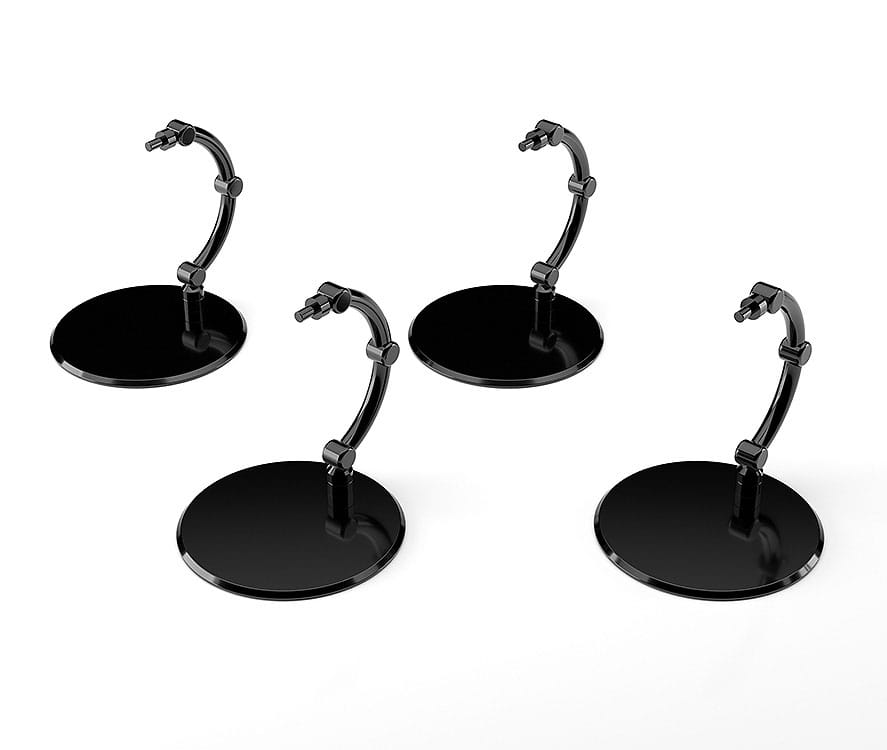 The Simple Stand Mini Nendoroid More Pack de 4 Caballetes para Mini Figuras mini Black