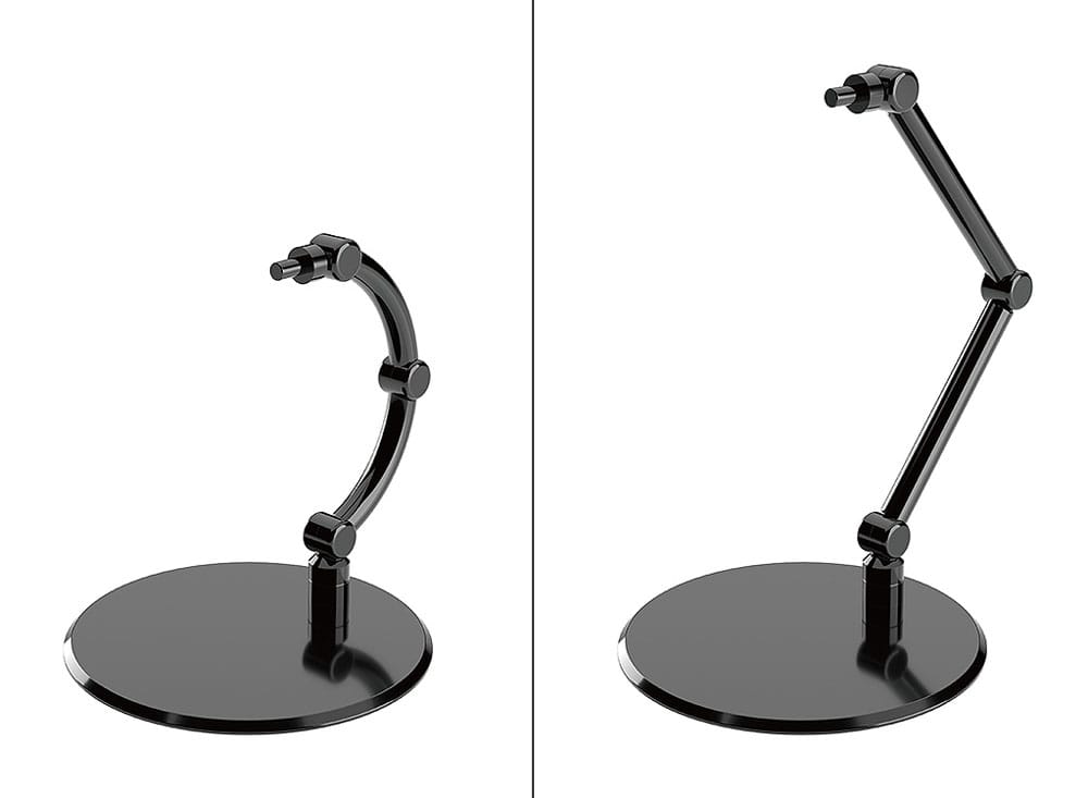 The Simple Stand Mini Nendoroid More Pack de 4 Caballetes para Mini Figuras mini Black