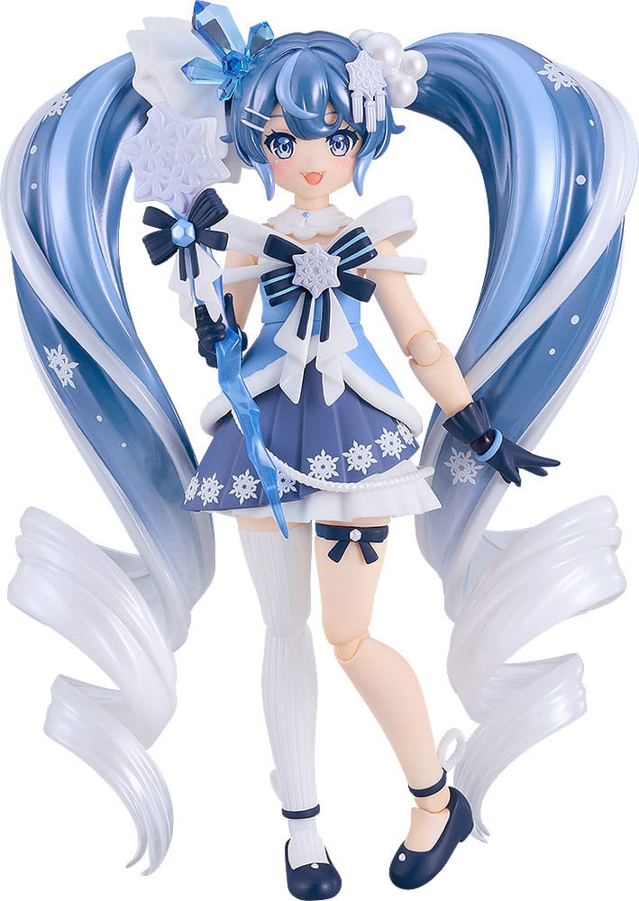 Character Vocal Series 01: Hatsune Miku Figura Figma Snow Miku: Crystal Snow Ver. 13 cm