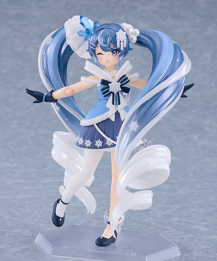 Character Vocal Series 01: Hatsune Miku Figura Figma Snow Miku: Crystal Snow Ver. 13 cm