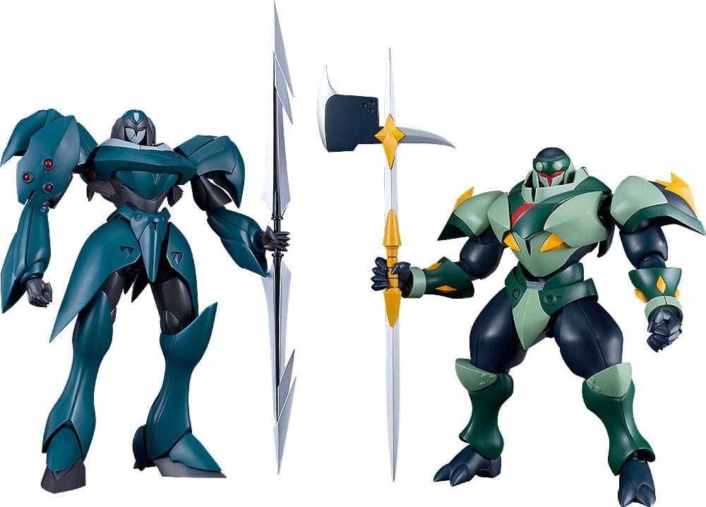 Starknight Tekkaman Blade pack de 2 Maquetas Moderoid Plastic Model Kits Tekkaman Dagger & Tekkaman Axe Frikytopia