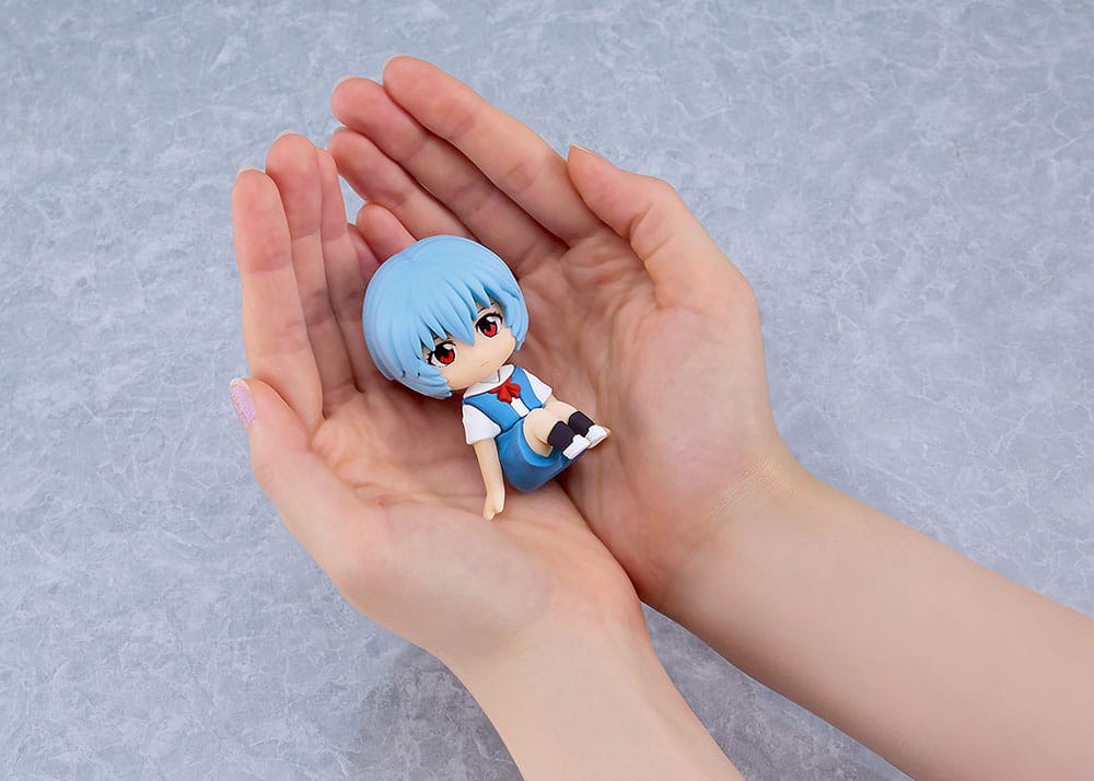 Rebuild of Evangelion Figura mini Rubber Mascot Nendroid Plus Rei Ayanami 8 cm